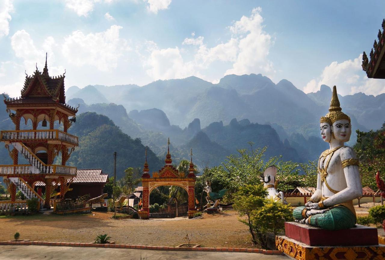 Alisona Hostel Vang Vieng Eksteriør billede